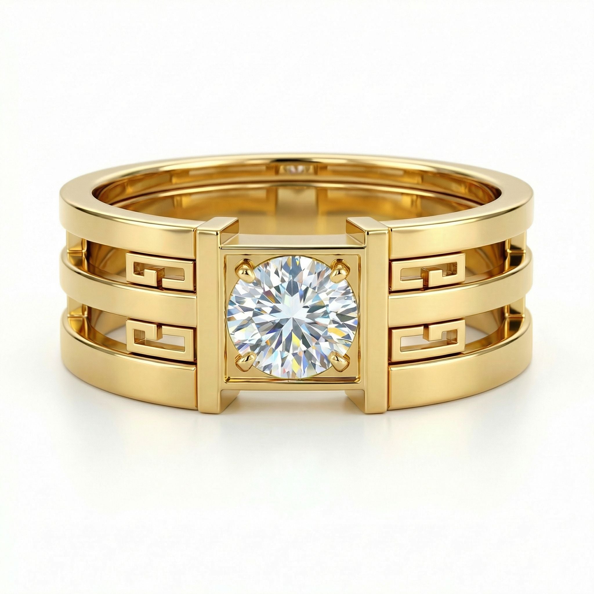 IMPERARI MEANDRA – SIGNATURE RING YELLOW GOLD