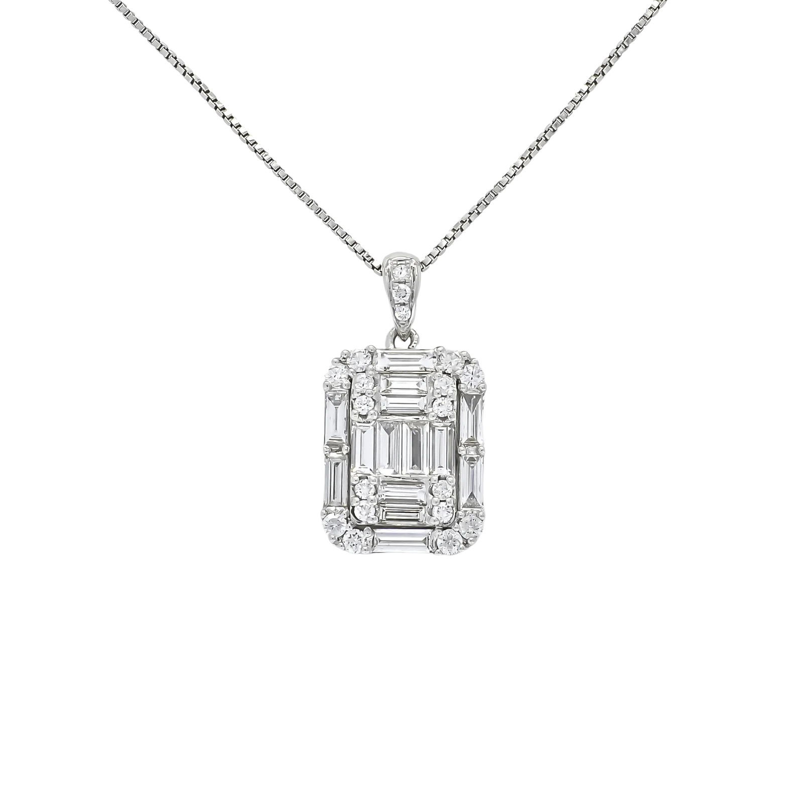 DIAMOND CLUSTER PENDANT