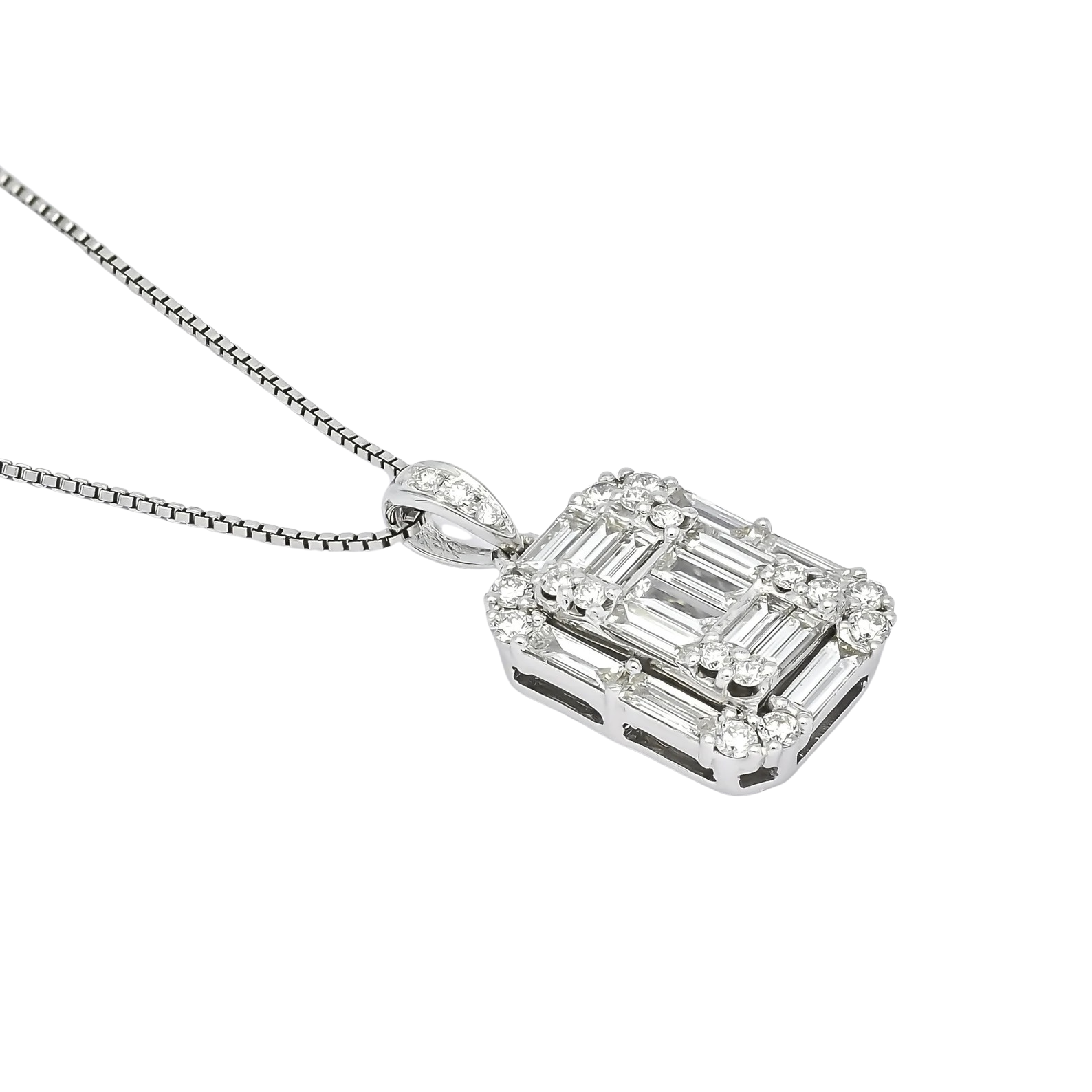 DIAMOND CLUSTER PENDANT