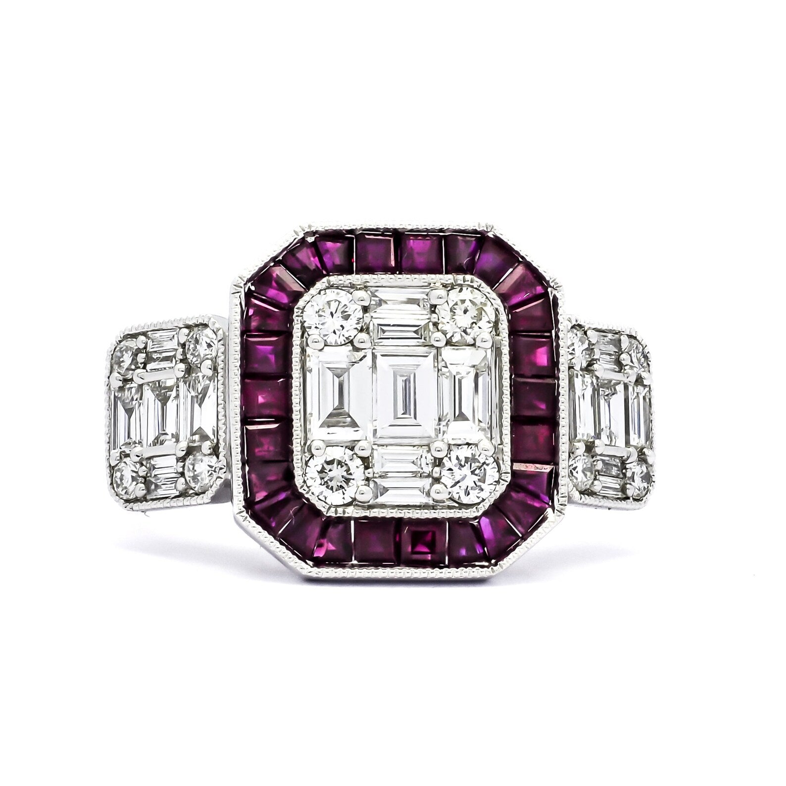 BAGUETTE ECLAT – COLOUR DIAMOND RINGS