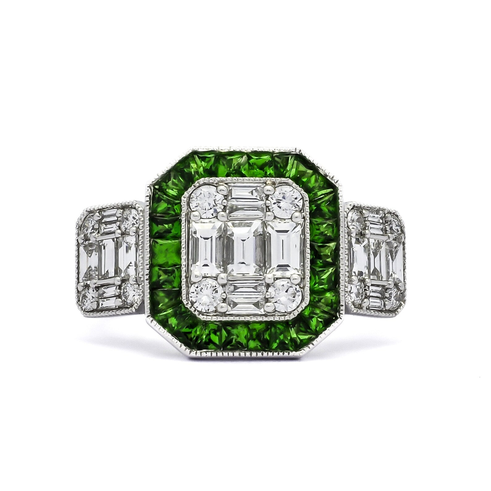 BAGUETTE ECLAT – COLOUR DIAMOND RINGS