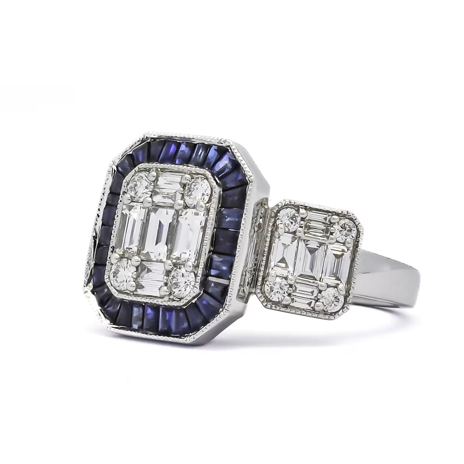 BAGUETTE ECLAT – COLOUR DIAMOND RINGS