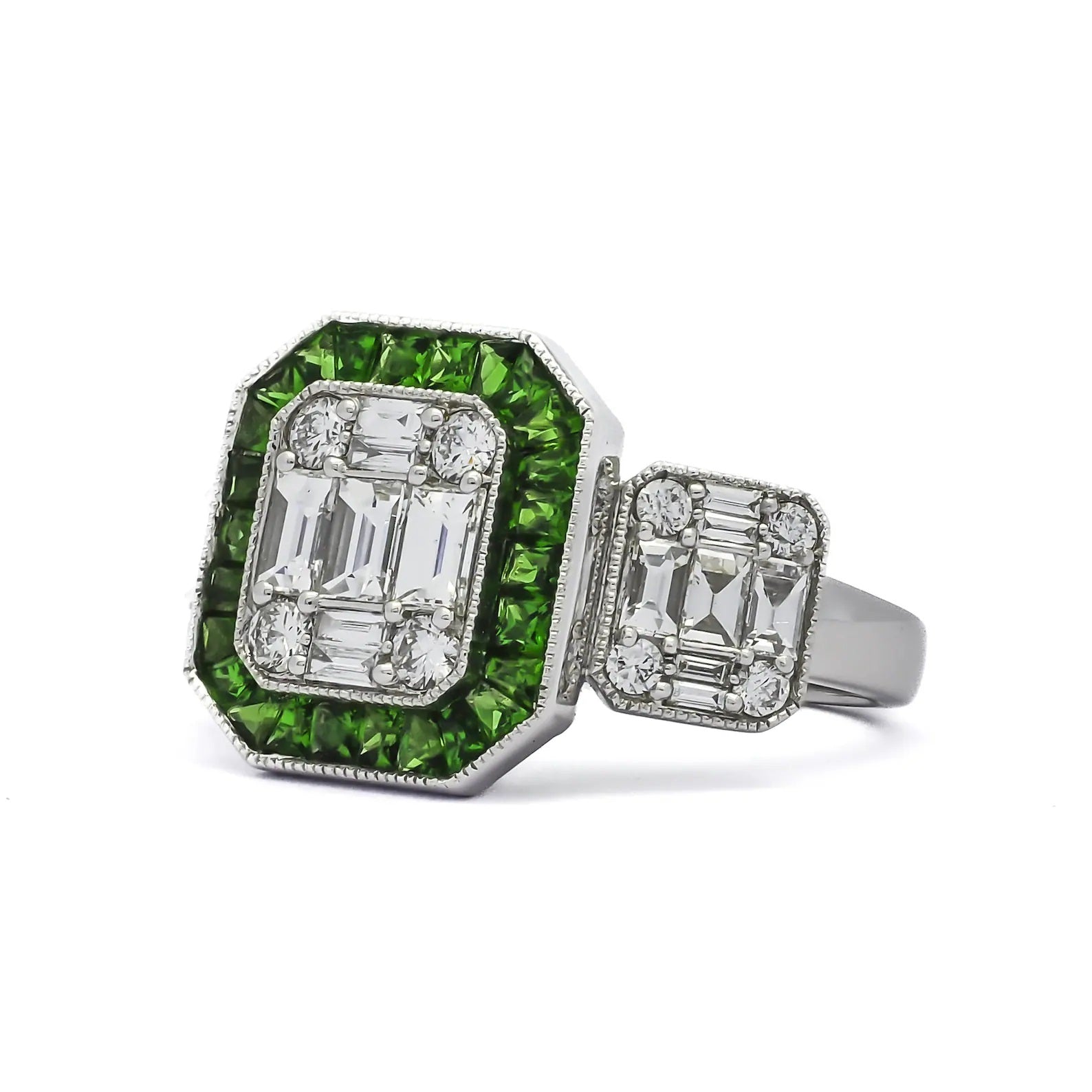 BAGUETTE ECLAT – COLOUR DIAMOND RINGS