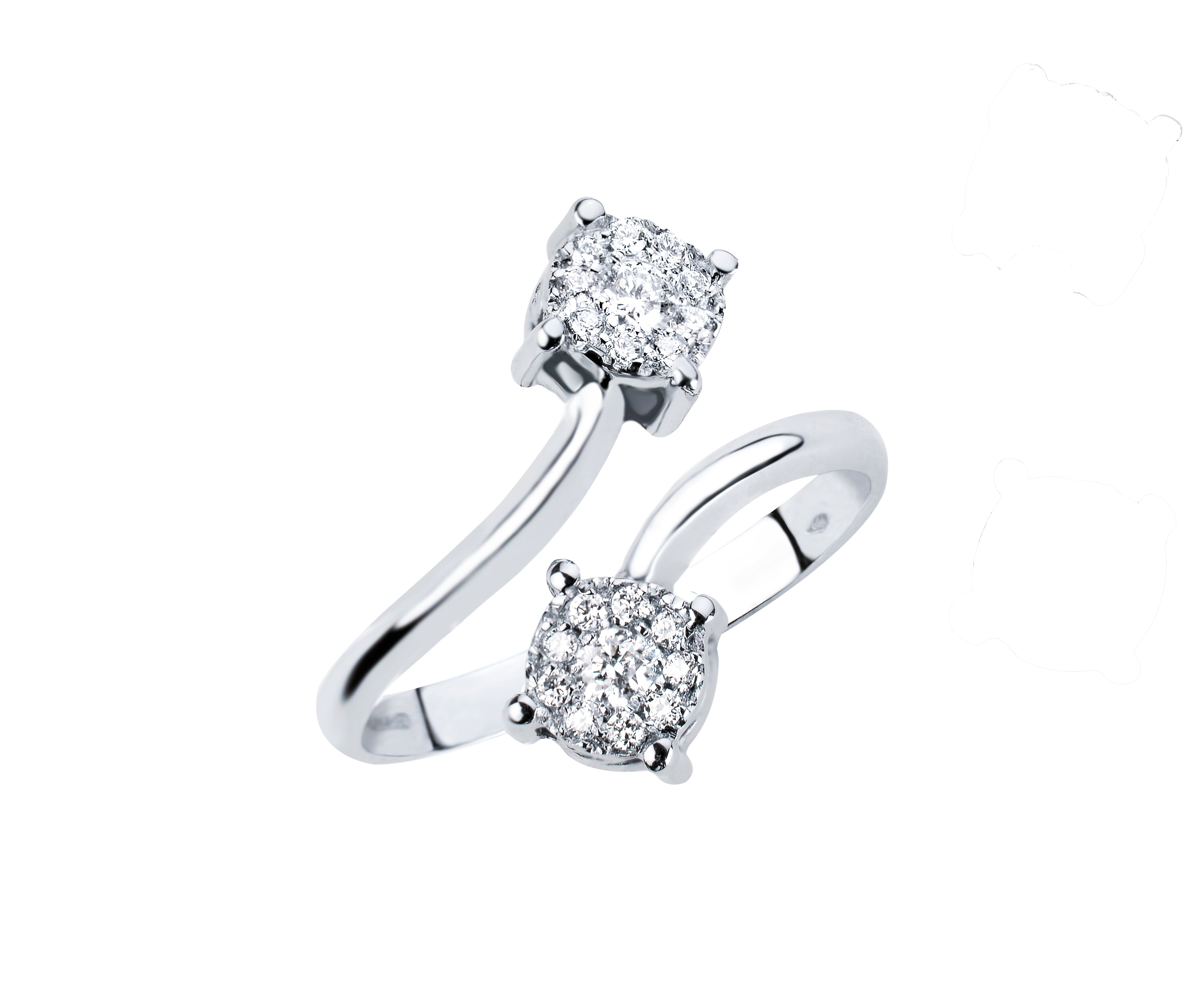 MAGIK COLLECTION – OPEN DOUBLE DIAMOND RING