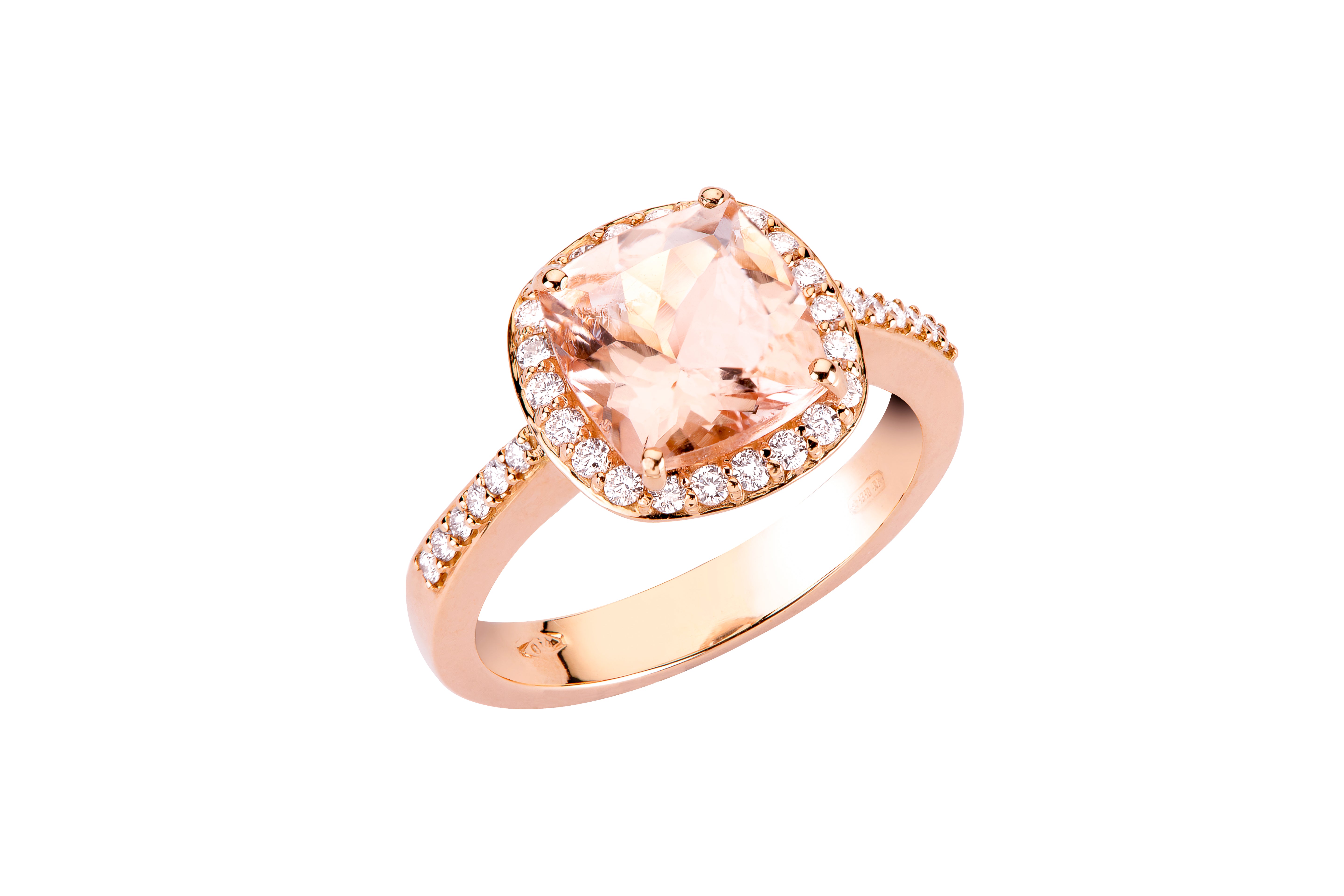 VIA DI RIPETTA COLLECTION – MORGANITE DIAMOND RING