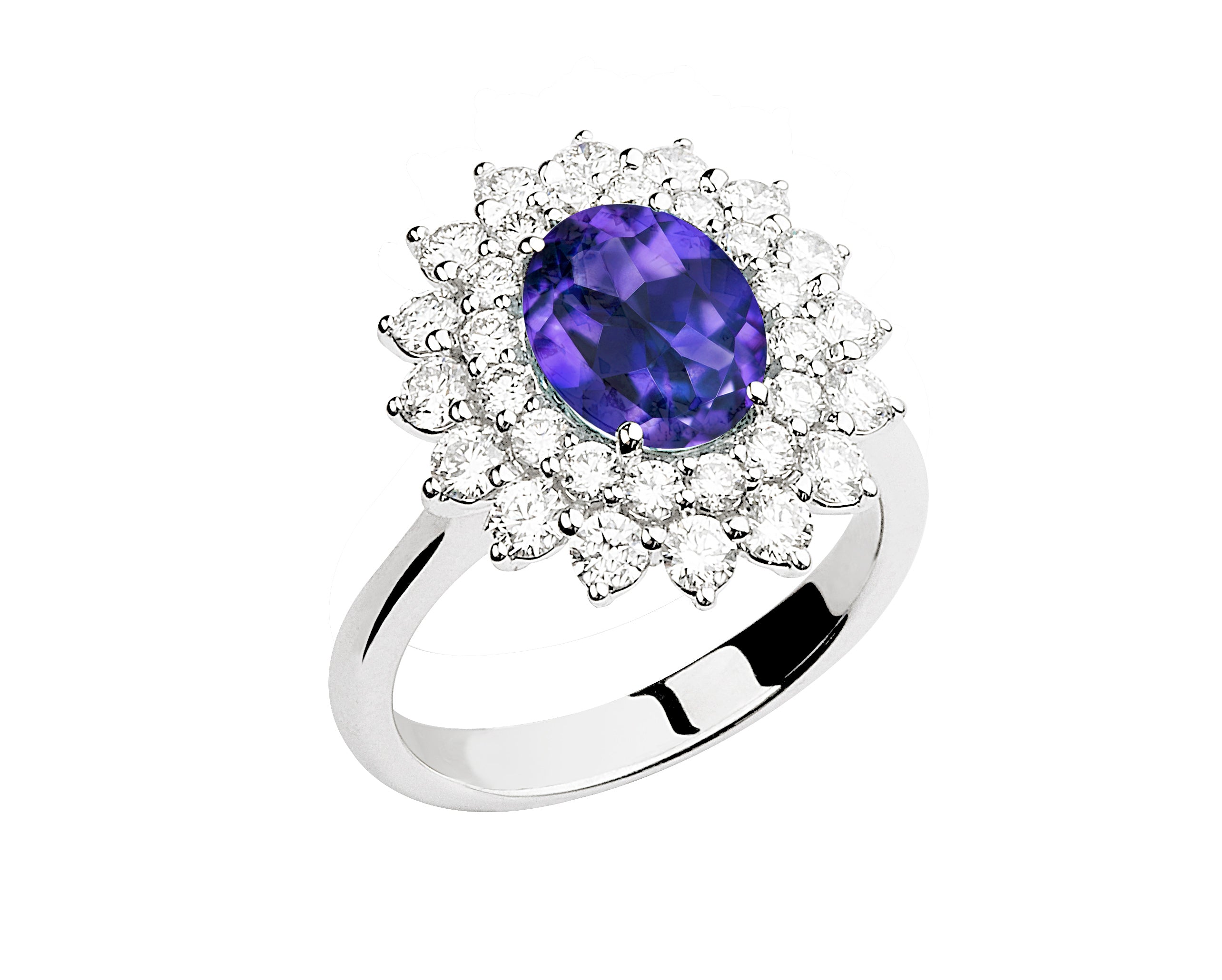 DOLCE RICAMO COLLECTION – TANZANITE DIAMOND RING