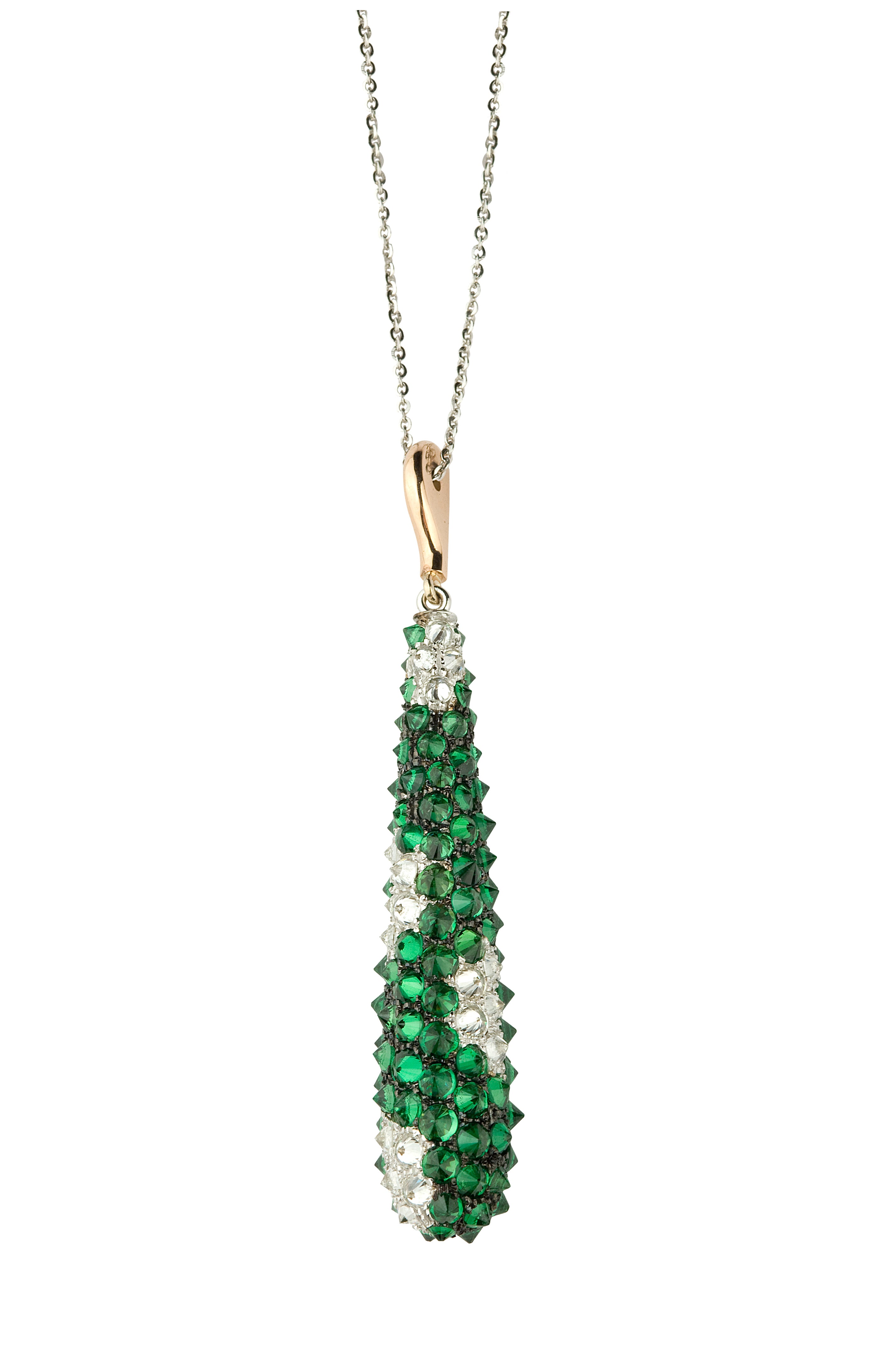 INVERNO COLLECTION – TSAVORITE DIAMOND PENDANT