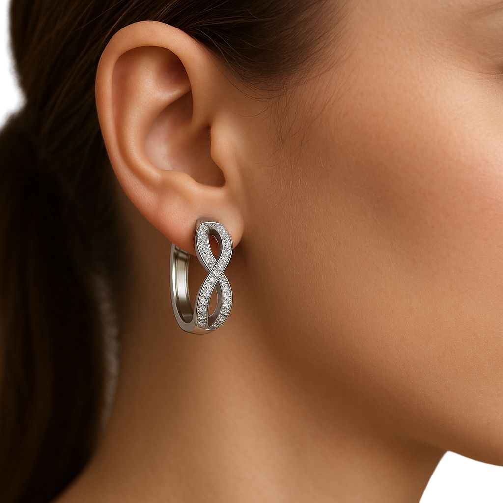 IMPERARI INFINITA – DIAMOND EARRINGS WHITE GOLD