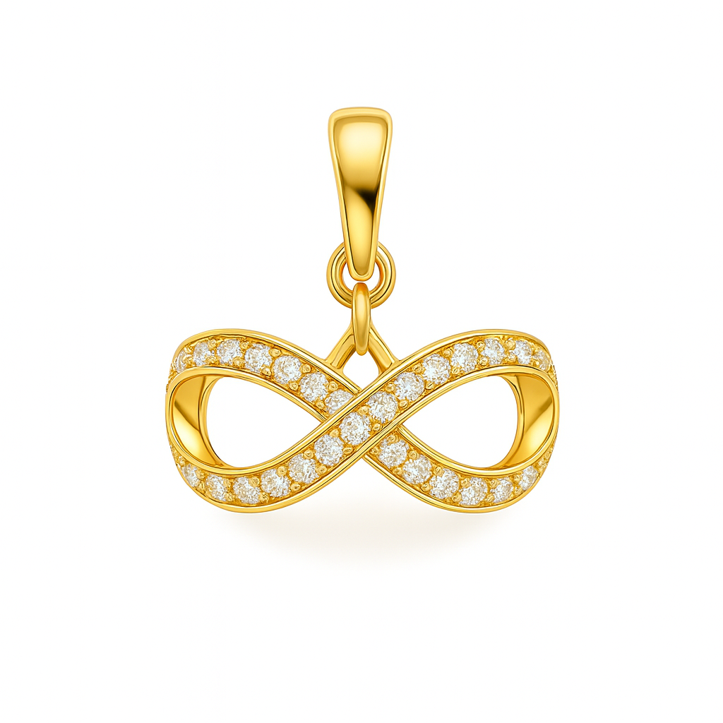 IMPERARI INFINITA – DIAMOND PENDANT YELLOW GOLD