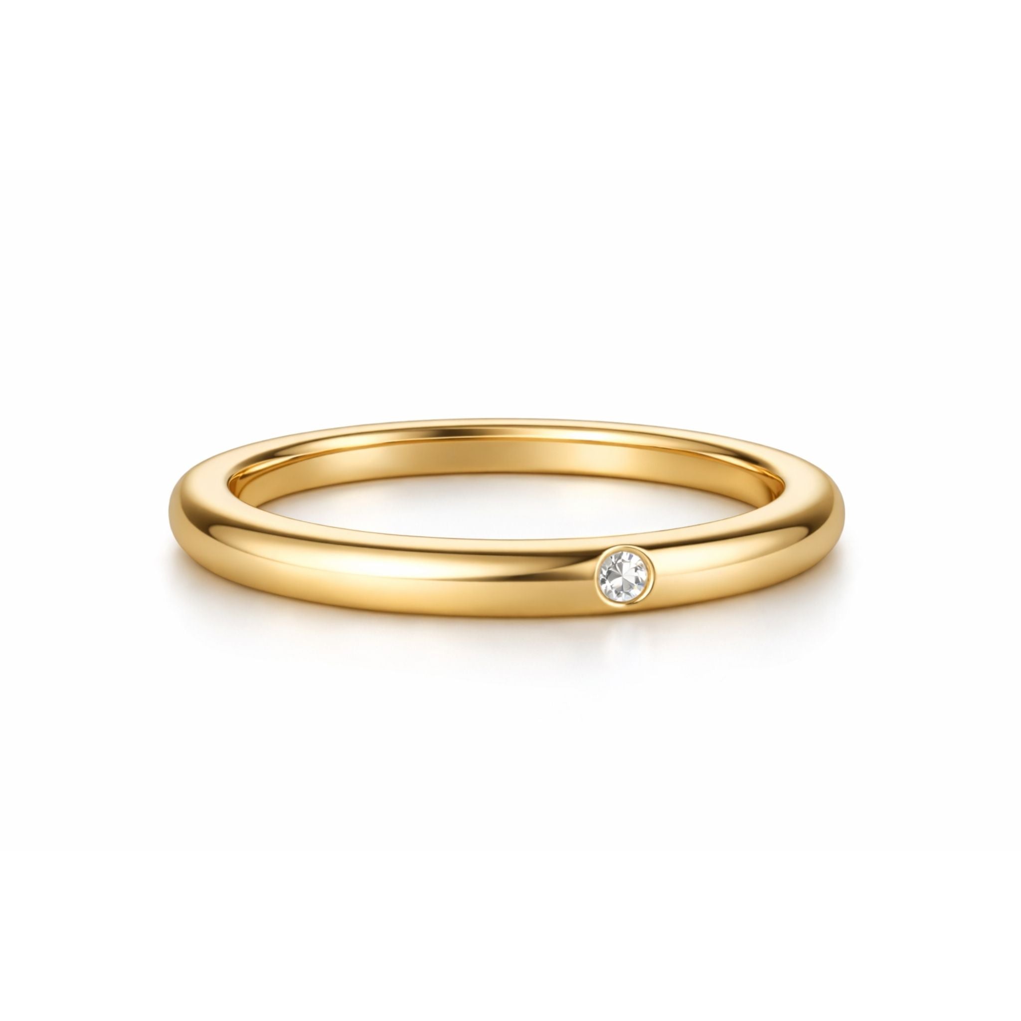 IMPERARI SEMPRE – DIAMOND RING YELLOW GOLD