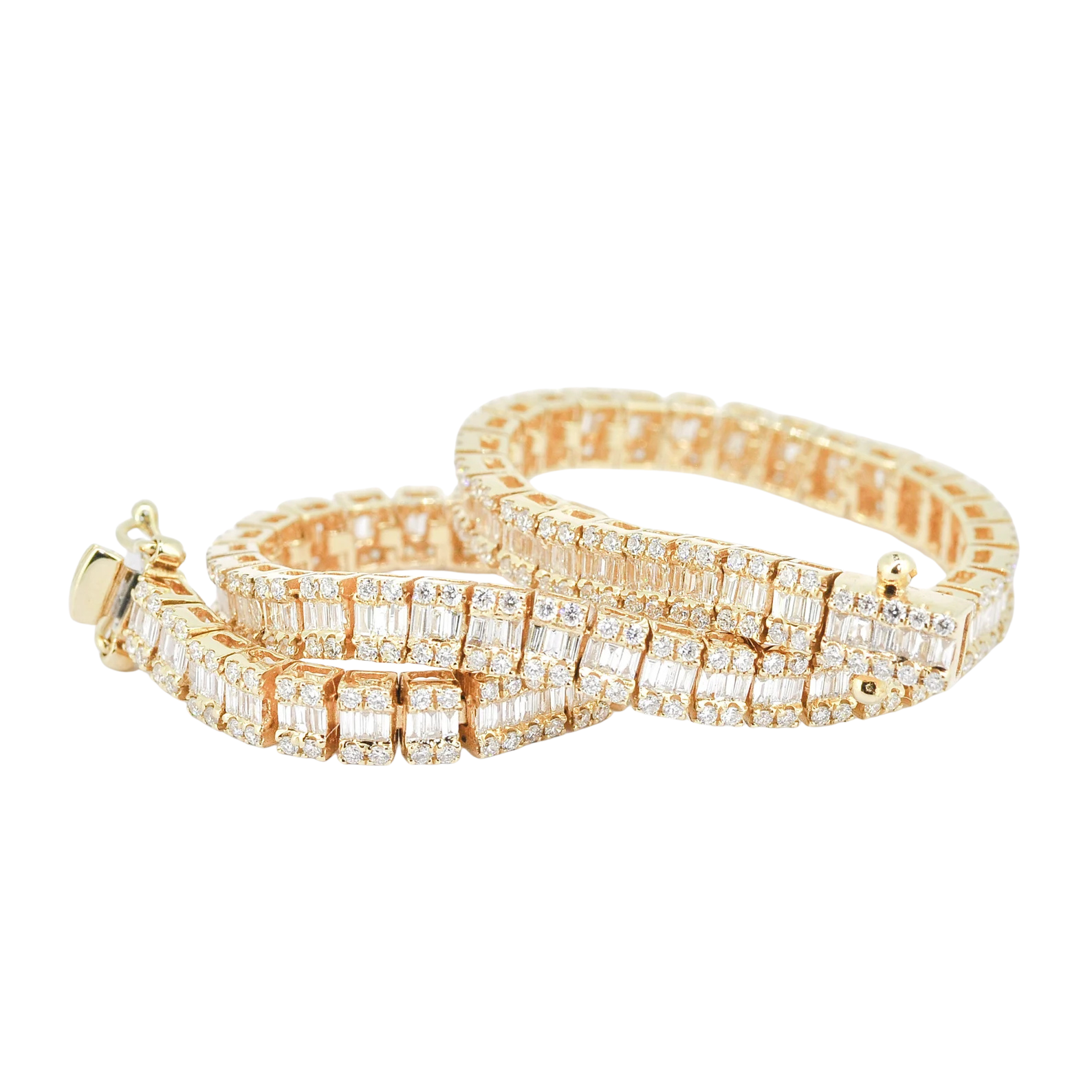 NATURAL DIAMOND BRACELET – 18k YELLOW GOLD
